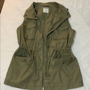 Forest green vest